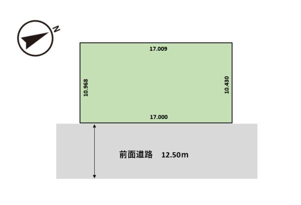 富丘3条1丁目　土地