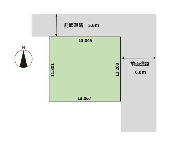 虻田郡倶知安町北六条西１丁目の土地