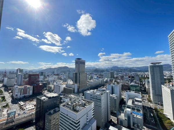 プレミスト札幌ターミナルタワー(現地からの眺望)