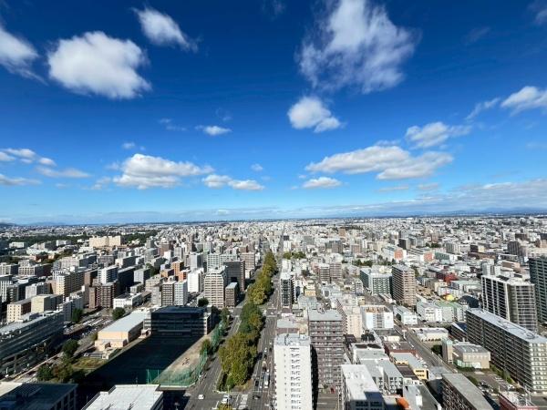 プレミスト札幌ターミナルタワー(現地からの眺望)