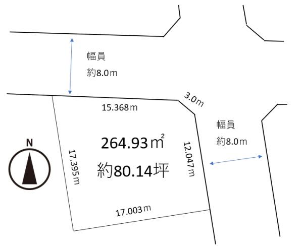 金山1条4丁目　土地