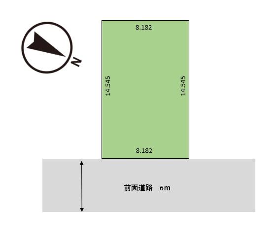 北郷2条7丁目　土地
