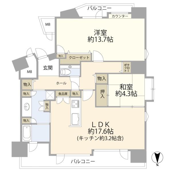 ベイシティガーデン小樽Ⅱ