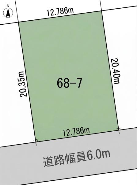 夕張郡栗山町松風４丁目　土地　建築条件無し