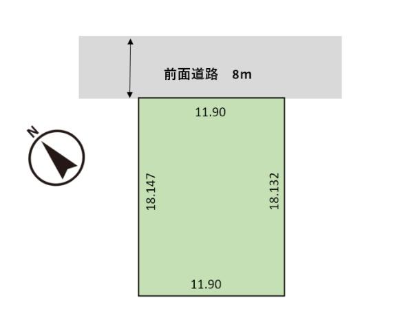 江別市上江別西町の売土地