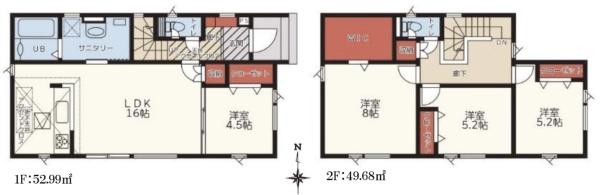 札幌市手稲区星置4期GRAFARE戸建2号棟