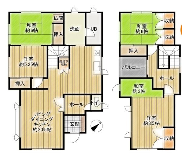 札幌市北区新琴似六条２丁目の中古一戸建て