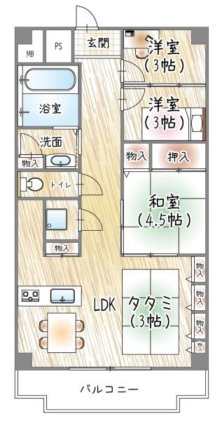 すみれ橋第２コーポ４号棟