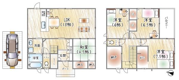 寝屋川市木屋町の中古一戸建