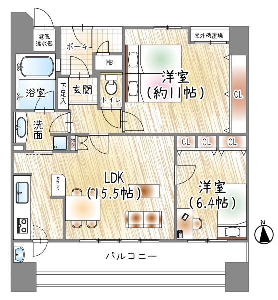 ディークラディア北田辺
