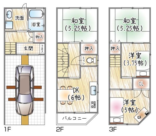 門真市舟田町の中古一戸建