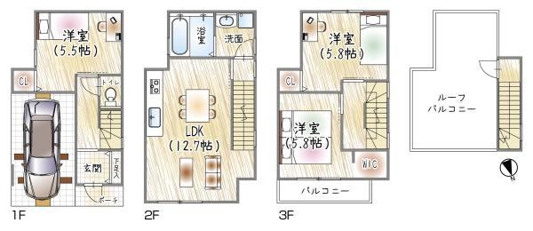 大阪市旭区赤川３丁目の新築一戸建