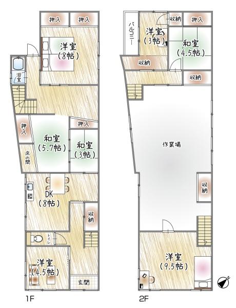 大阪市阿倍野区晴明通の中古一戸建