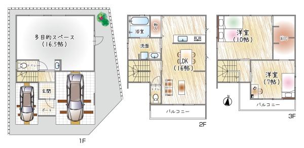 門真市下馬伏町の中古一戸建