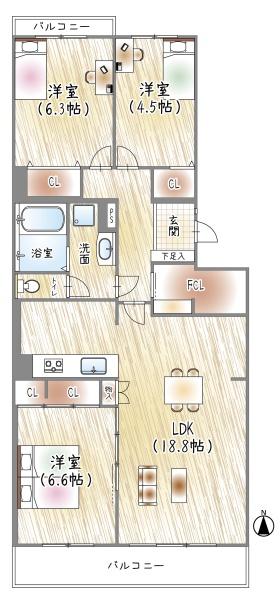 リバーサイドともぶち２３号棟