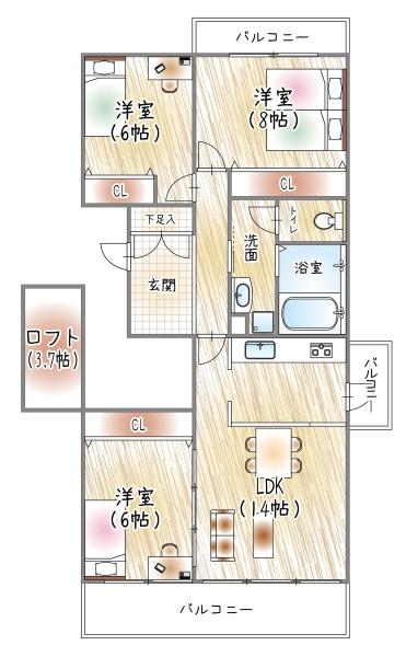 リバーサイドともぶち34号棟
