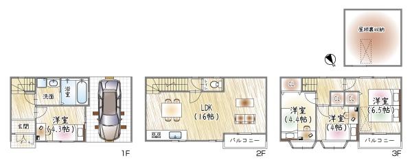 大阪市鶴見区鶴見１丁目の中古一戸建