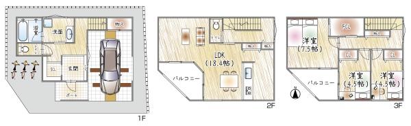 大阪市城東区鴫野西５丁目の新築一戸建