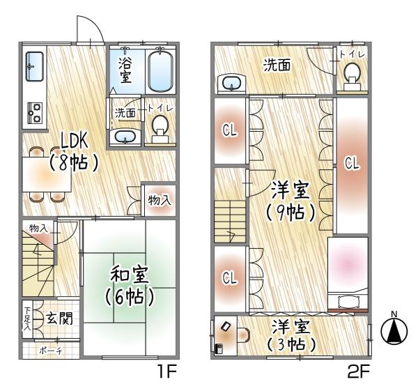 大阪市福島区海老江７丁目の中古一戸建て