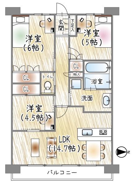 シャリエエルグレース鶴見緑地