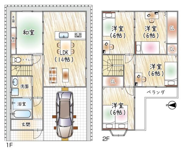 門真市千石東町の中古一戸建て