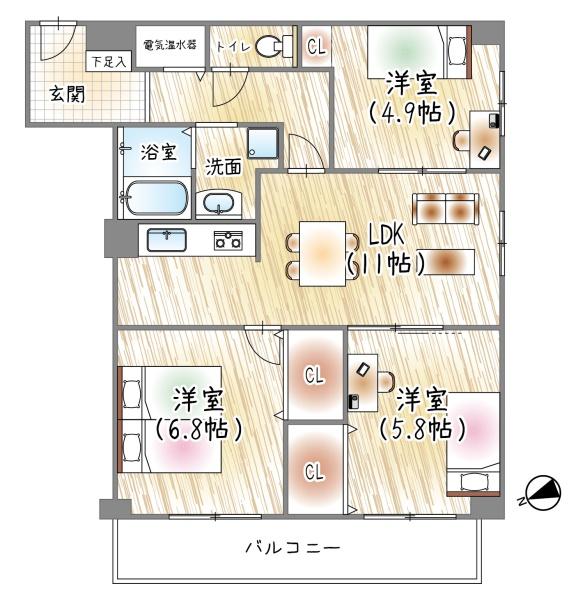 ネオハイツ南堀江