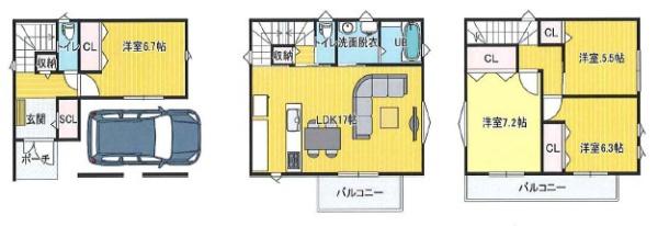 大阪市旭区新森３丁目の中古一戸建て