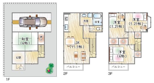 門真市千石東町の中古一戸建て