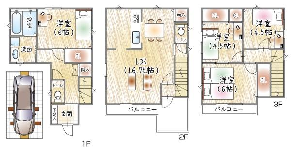 寝屋川市境橋町の中古一戸建