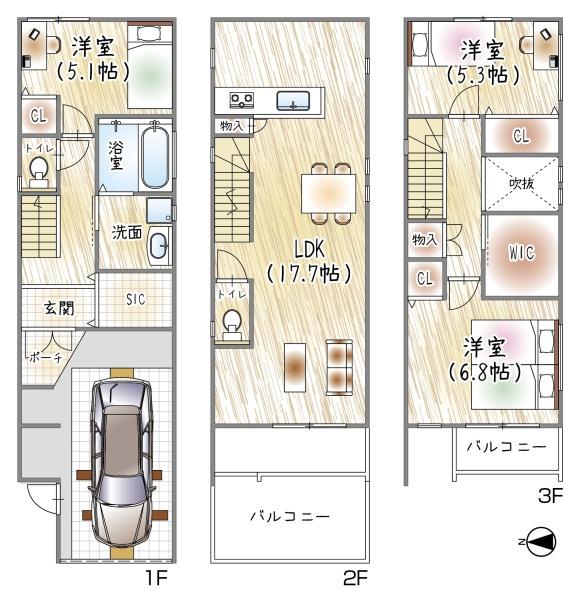 大阪市天王寺区北山町の中古一戸建