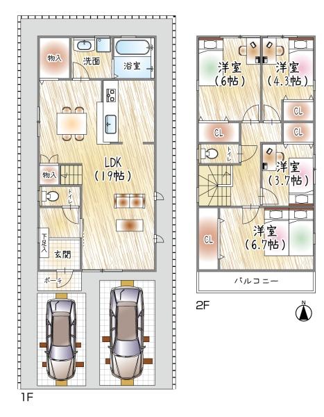 門真市脇田町の土地