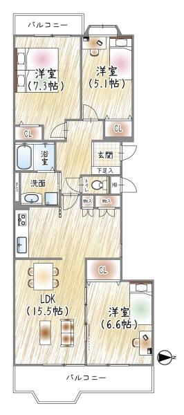 リバーサイドともぶち第一住宅第14号棟