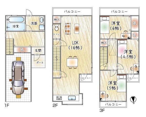 寝屋川市豊野町の中古一戸建