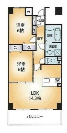 キングマンション梅田(間取り)