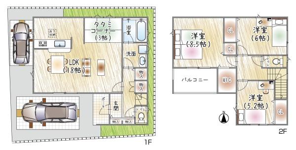 大阪市生野区田島３丁目の新築一戸建