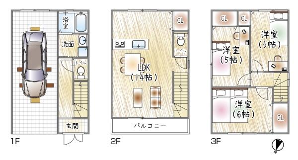 大阪市都島区毛馬町４丁目の中古一戸建て