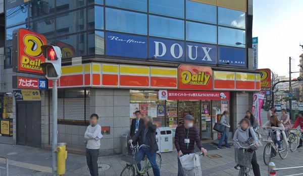 与力町スカイハイツ(デイリーヤマザキ扇町公園前店)