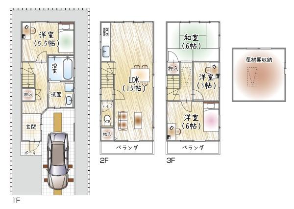 門真市四宮５丁目の中古一戸建
