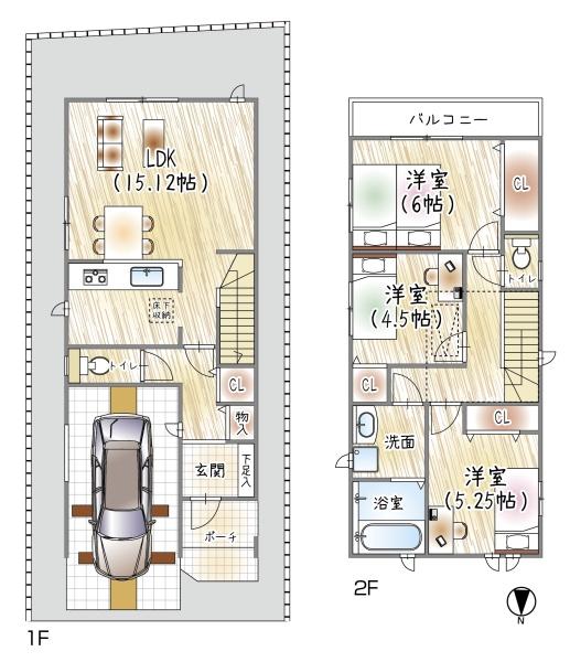 大阪市東住吉区杭全７丁目の新築一戸建