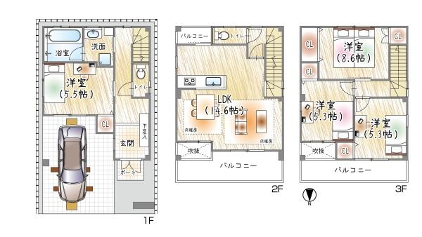 大阪市西成区千本北２丁目の中古一戸建