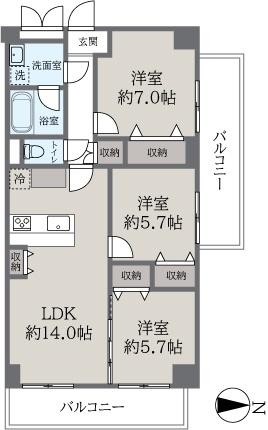 サンハイム第2中津
