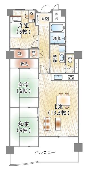 京橋南コーポ３号棟