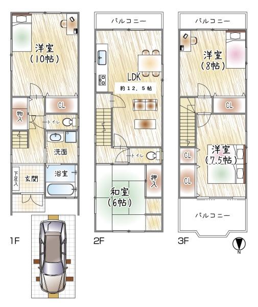 大阪市福島区玉川２丁目の中古一戸建て
