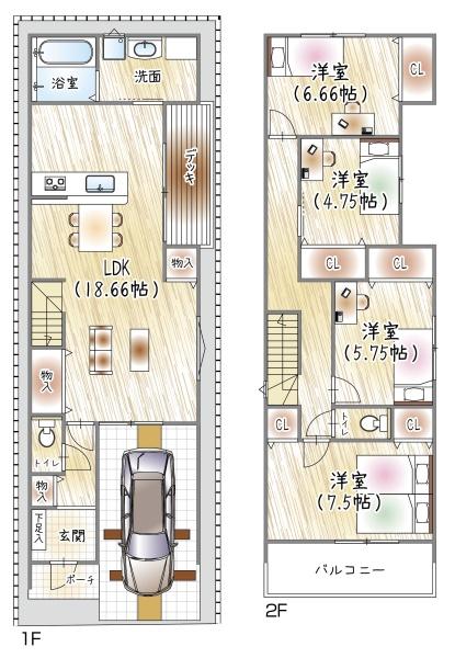 大阪市平野区背戸口１丁目の新築一戸建