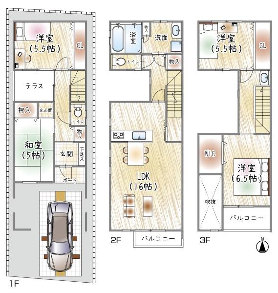 大阪市鶴見区諸口4丁目の中古一戸建