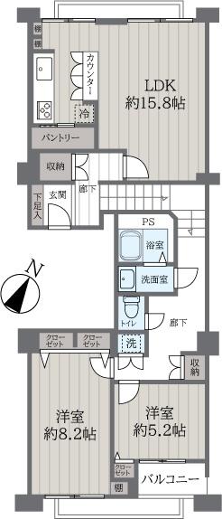 中津リバーサイドコーポＡ棟
