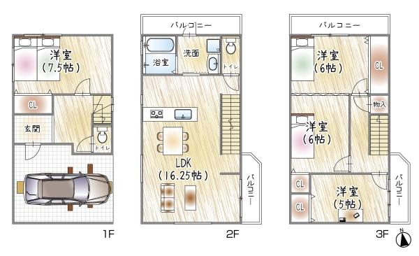 大阪市鶴見区茨田大宮３丁目の中古一戸建て