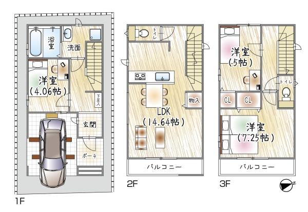 大阪市阿倍野区阪南町６丁目の新築一戸建