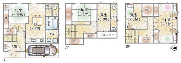 大阪市城東区鴫野東３丁目の中古一戸建て