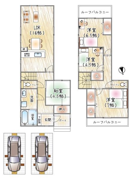枚方市片鉾本町の新築一戸建